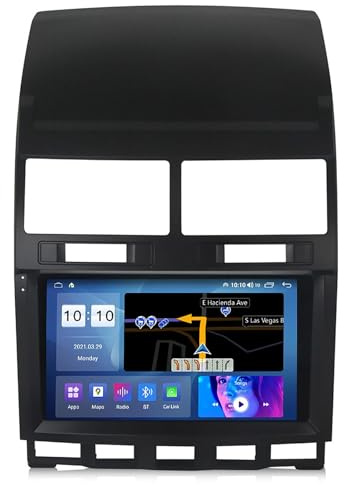 Generisch 9 Android 12 GPS-Radio für Volkswagen Touareg, 2-DIN-Multimediaplayer, Bluetooth, FM/AM, CarPlay, Android Auto, DSP, Sprachsteuerung, M150S, Quad-Core-Prozessor