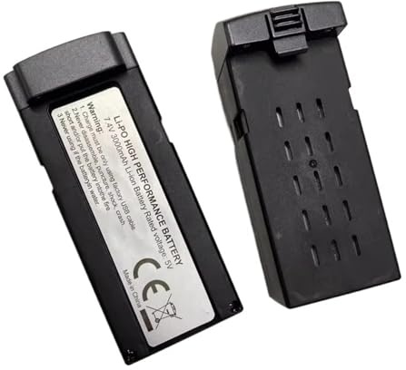 Compatible for 7.4V 3000mAh/4500mAh 30min Battery Life Replacement for LYZRC L600 Pro Max Drone Battery/Blade Quadcopter Spare Parts(2P 4500mAh -Blades)