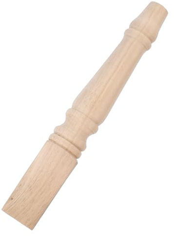 Hemobllo Pieds en Bois Rustiques pour Table et Banc, Support Solide et Polyvalent, Hauteur 43cm, Style Ferme Traditionnel, pour Bureau et Atelier DIY