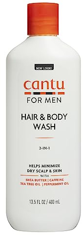 Cantu Mens 3-In-1 Shampoo Conditioner Bodywash 13.5 Ounce (400ml) (3 Pack)