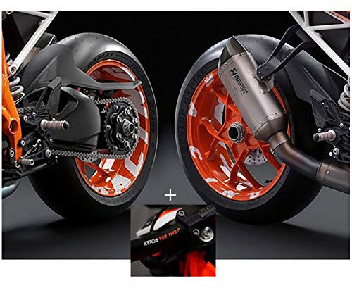 A-Parts AD2/RR Kit Adesivi Racing KTM 1290 Super Duke R, Arancio