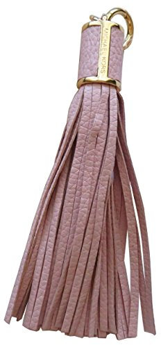 Michael Kors Schlüsselanhänger aus Leder, groß, Rosa
