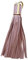 Michael Kors Schlüsselanhänger aus Leder, groß, Rosa