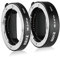 Meike Anneau adaptateur de Tube d'extension Macro AF-Focus AF-MK3 (10mm + 16mm) Pour Sony Miroir E-Mount à Montage sur E Montage sur FE-Mount A7