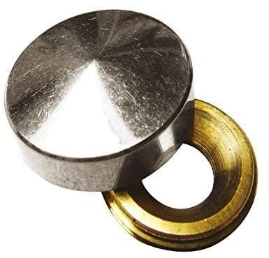 Cache vis conique - Décor : Chromé - Diamètre : 12 mm - ITAR