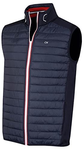 Calvin Klein Mens Hybrid Gilet - Navy - L