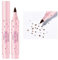 Beliky Girl Sommersprossenstift, Natürlicher Naturgetreuer Sommersprossen-Makeup-Stift, Wasserdichter Langlebiger Sopt-Stift Mit Weichem Punkt für Natürliches Müheloses Versunkenes Makeup(Dunkelbraun)