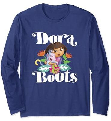 Dora the Explorer Dora and Boots Hugging Langarmshirt