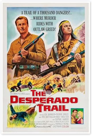 Winnetou 3. Teil (englisch) Poster 40 x 60 cm Wandbilder Wanddeko