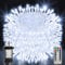 Ollny 30m 300 LED Fairy Lights Mains Powered, Outdoor Waterproof String Light with Remote/Plug/Modes/Timer, Bright Cool White Lighting Outside Indoor Garden Tree Party Wedding Decorations