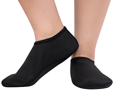 Chaussettes d'Eau Courtes Thermiques Antidérapantes pour la Natation, Plongée et Piscine - Pour Homme et Femme - Idéal pour Surf, Plongée avec Tuba, Kayak