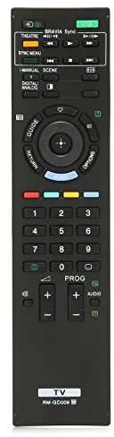 Annadue RM-GD009 Mando a Distancia de TV para Sony Bravia TV, Mando a Distancia de Repuesto para Sony Bravia TV KDL-46EX500 KDL-40EX500 KDL-32EX400 KDL-40EX400 KDL-32EX500