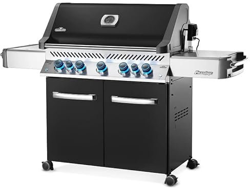 Barbacoa de gas Napoleon Prestige 665 negro + Sizzle Zone