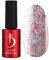 Unterlack - Base Coat Cover Gel Transparent -7ml- Crystal Drops Reflective Flakes Soak Off - UV LED Nagellack Gel Nägel - Basislack mit Reflektierend Flocken Flasche Lack