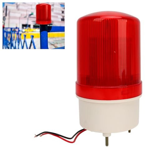 Stroboskoplichter für LKWs, Stroboskoplicht mit LED, Notlichter für Fahrzeuge, Blinklichter, Rotierendes Stroboskop, 120 DB Ton, Lichtalarm, Abs, Ip54, Warnlampe für Innen- und