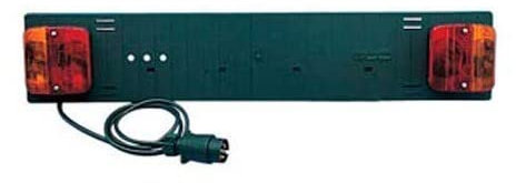 Rampe éclairage plaque immatriculation pour porte-vélos