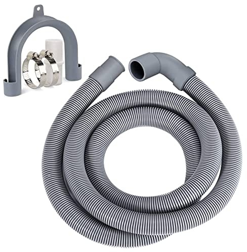 Dcluluwe Washing Machine Hose Drain Hose Washing Machine 2.5M Drain Hose Extension for Washing Machines Dishwashers Dryers