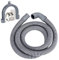 Dcluluwe Washing Machine Hose Drain Hose Washing Machine 2.5M Drain Hose Extension for Washing Machines Dishwashers Dryers