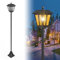 Artrastar LED Solar Laternen Für Draußen Gartenlaterne Außen Stehend Mit Erdspieß Solarlampen Outdoor Wetterfest Wegeleuchten Gartenleuchte 180 cm Warmweiße（1 Stücke）