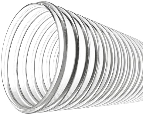 50m - 51mm (2) Internal Diameter Aquatic/Pond Filter, Pump or Waterfall Flexible Reinforced Clear Hose/Pipe Tubing