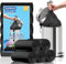 XUXRUS Sac Poubelle 5L, 120 Pièces Petit Sacs Poubelle Noirs Sac Poubelle Salle de Bain, pour Maison et Bureau, Résistants et Durables, Anti-Déchirure et Anti-Fuite (40x45cm)