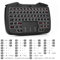 Steowsey RK707 2.4GHz Wireless Portable Game Controller Keyboard Mouse Combo Turbo Function for PC/Raspberry Pi2/Android TV