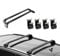 Dachträger NORDRIVE SNAP STEEL für Audi A6 Avant C4/C5 (08/1994 -> 02/2005) - Max. 100 Kg + Abschließbar