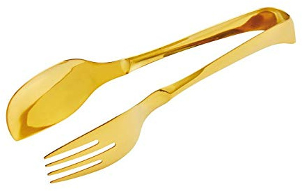 Vorlegezange 26 cm Edelstahl/PVD Gold [SP]