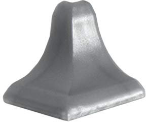 DQ-PP Profilé d'Angle pour Coin Extérieur - Aluminium 13 x 13 mm - PVC - Barre de Finition pour Plan de Travail et Mur - Baguette de Table