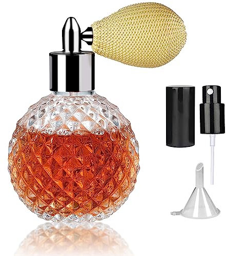 Linall SPBT0001 - Botella de perfume con atomizador (100 ml), color negro