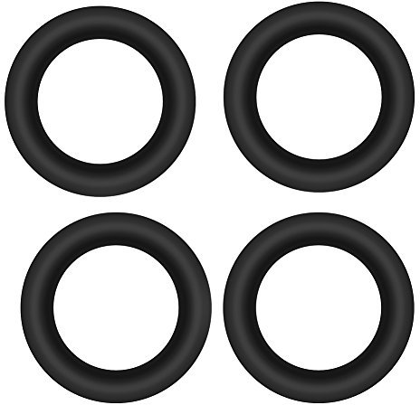 Tihebeyan 100 Stück Gummi Angelring Connect Ring Hohe Elastizität für Bissanzeiger Angelrute Stecker Zubehör Angelgerät