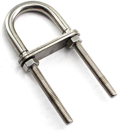 M10x130 Bügelbolzen 304 Edelstahl U Bolt (1 Stück)