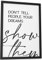 Papierschmiede® Typografie Poster, Don’t tell people your dreams (elegant), DIN A4 (21x30 cm), Wanddeko Büro, Küche, Wohnzimmer, schwarz-weiß Bild mit Spruch OHNE Rahmen