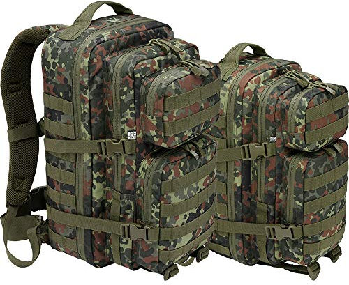 BWuM US Assault Pack Cooper Rucksack, Large (50L), Flecktarn
