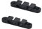 Guyker 2Pcs 3-String Retainer/String Guide for Electric Bass Head Retainer String Tree String Buckle Guide Groove Bass String SR5, Black