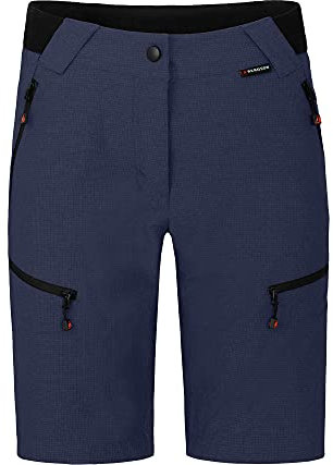 Bergson PORI Bermuda | Damen Wandershorts, robust, elastisch, Peacoat Blue [368], 36 - Damen