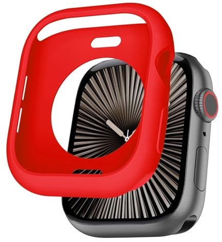 BOTOMALL - Funda protectora compatible con Apple Watch de 41 mm serie 9/8/7, TPU suave, flexible, delgada, ligera para iWatch (no incluye protector de pantalla frontal)