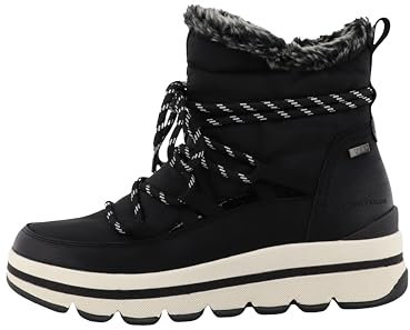 Tom Tailor Damen 4290401 Schneestiefel, Black, 42 EU