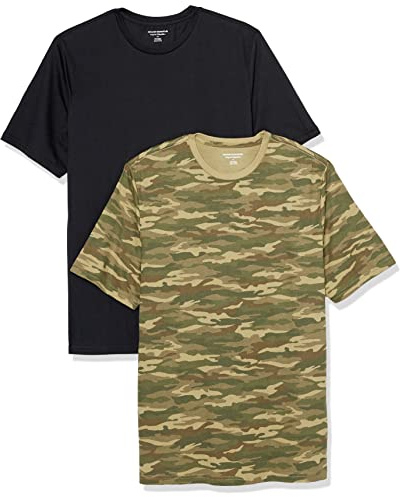 Amazon Essentials Men's Cotton Regular-Fit Short-Sleeve Crewneck T-Shirt