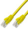 D.Square - Cable Ethernet Internet LAN 1m, Cat.6 U/UTP Amarillo, Cable de Red LSOH, Conector Rj45, 1 GB/S, Ideal para Router/Móderms, Switch, Repetidor, Ordenador, Portátil, Red Locales.