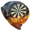 DJNGN Dart Board Target Ice Water Fire Beanie-Mütze, modisch, lässig, warm, gestrickt, für Männer und Frauen