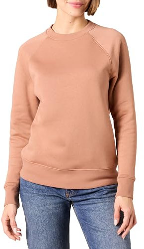 Amazon Essentials Damen-Sweatshirt mit Rundhalsausschnitt und Langen Ärmeln (Erhältlich In Übergröße), Hellbraun, XS