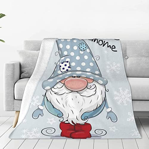 BEULSI Niedlicher Wichtel-Überwurf, warm, ultraweich, Mikrofleece-Decke für Bett, Couch, Wohnzimmer, Schlafzimmerdecke