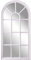 NAFGQIY Espejo Ventana Francesa, Espejo Blanco Pared Decorativo, Espejo De Pared para Salón, Recibidor, Vestidor, Dormitorio Y Baño Espejo De Jardín Estilo Retro