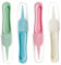 Pinces à Épiler, 4 Pcs Pinces à Epiler pour Bébé, Pinces de Nettoyage du Nez, Bébé Nez Pinces, Pince à Épiler Plastique à Tête Ronde, pour Nettoyage Nasal