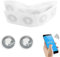 NFC Tags, NFC Sticker, NFC 213 Aufkleber, NFC Smart Tags, NFC 213 Tag Sticker, NFC Tag Aufkleber, Selbstklebende Programmierbare NFC 213 Tags mit 144 Byte Speicher, 30 Stück, NFC-fähigen Smartphones