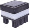 Mikikit 1stk Solar Post Lampe Led-zaunpfosten Led-solarleuchten Zaunpfostenkappenlichter Säulen Außenlampe Außensäule Solarenergielampe Led-außenleuchten Plastik Gartenbeleuchtung Draussen