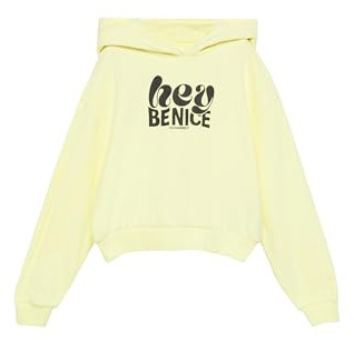s.Oliver Mädchen Oversized Kapuzen-Sweatshirt mit Front-Print Hoodie mit Front-Print (1er Pack)
