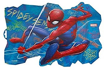 ALMACENESADAN, 5121, Set de Table réutilisable ; Dimensions 43 x 29 cm ; Produit en Plastique, Flexible ; sous Licence (Spiderman lenticulaire)
