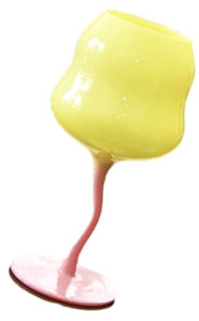 FytStycale Exquisite Wine Glasses And Goblets for Festive Occasions, Yellow